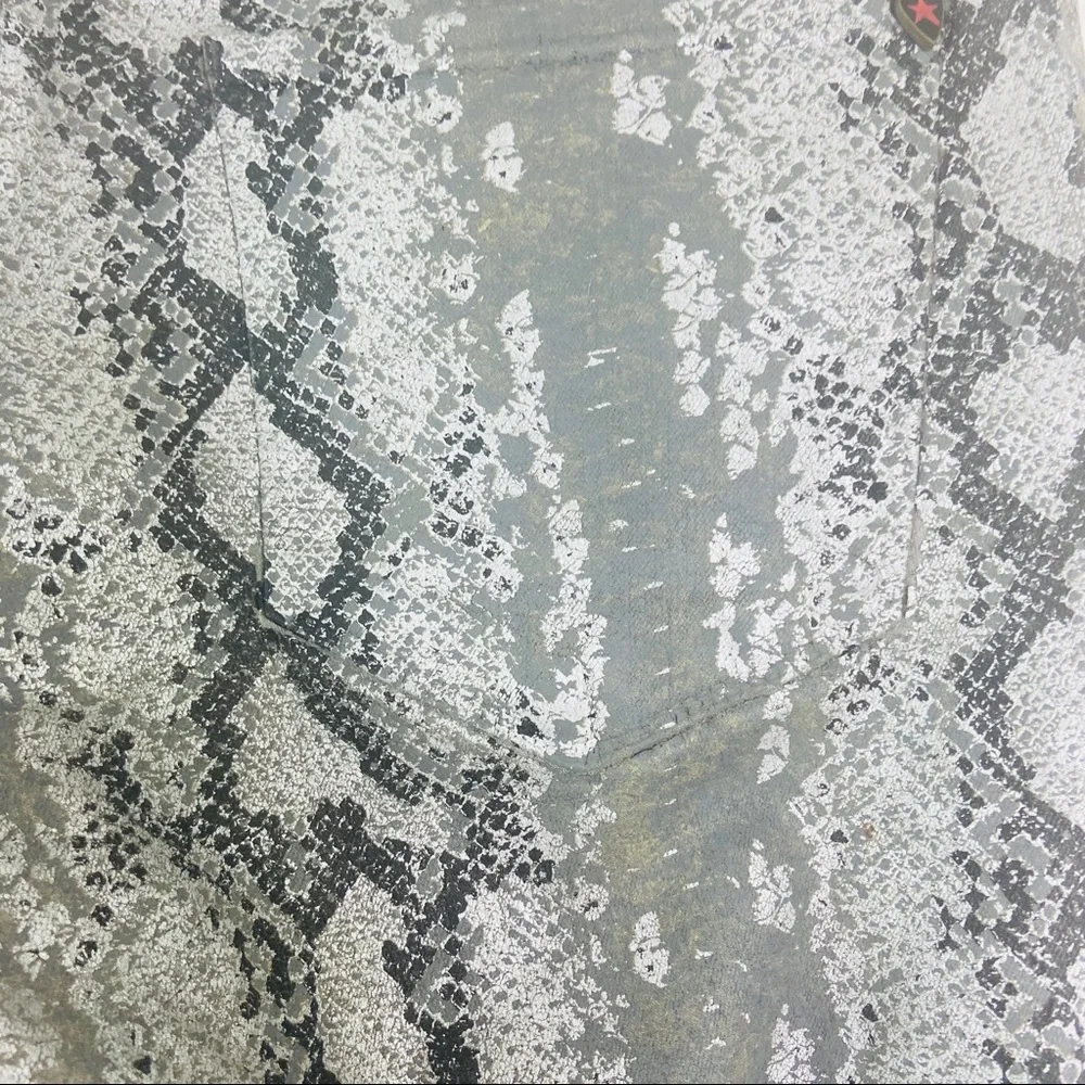 Andrew Charles python snake skin jeans 30 - Picture 6 of 10